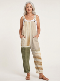 Comfortable Printed Overalls