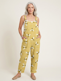 Comfortable Printed Overalls