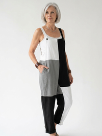 Comfortable Printed Overalls