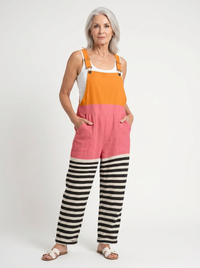 Comfortable Printed Overalls