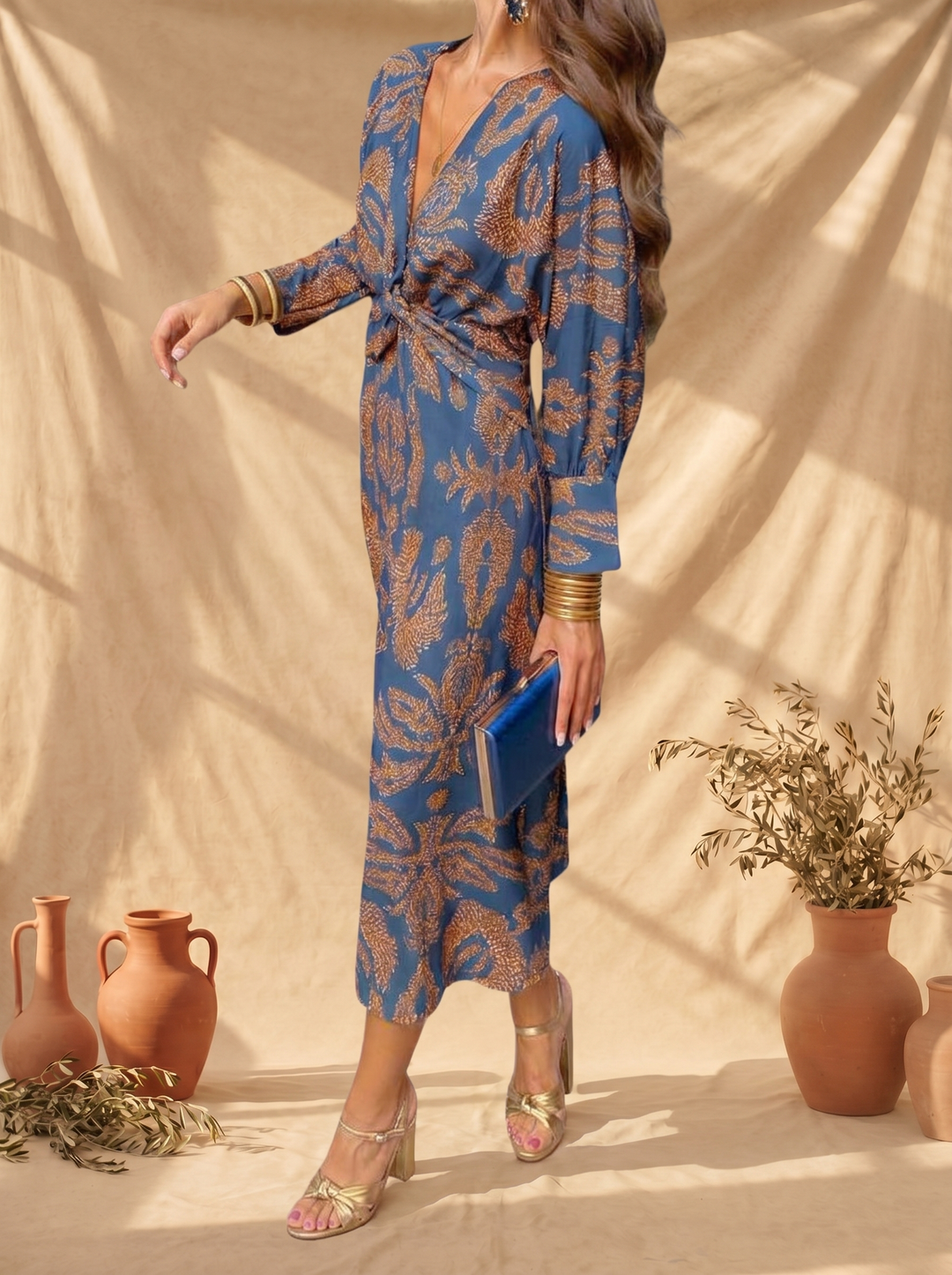 Cassia - Floral Midi Dress