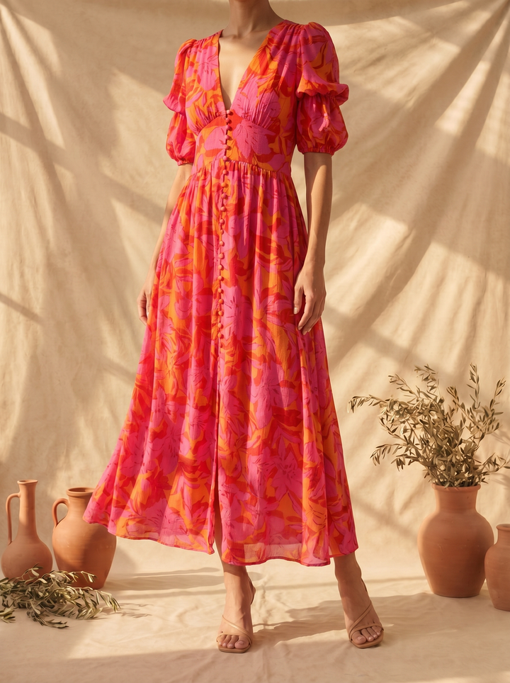 Linnea - Sun Glow Maxi Dress