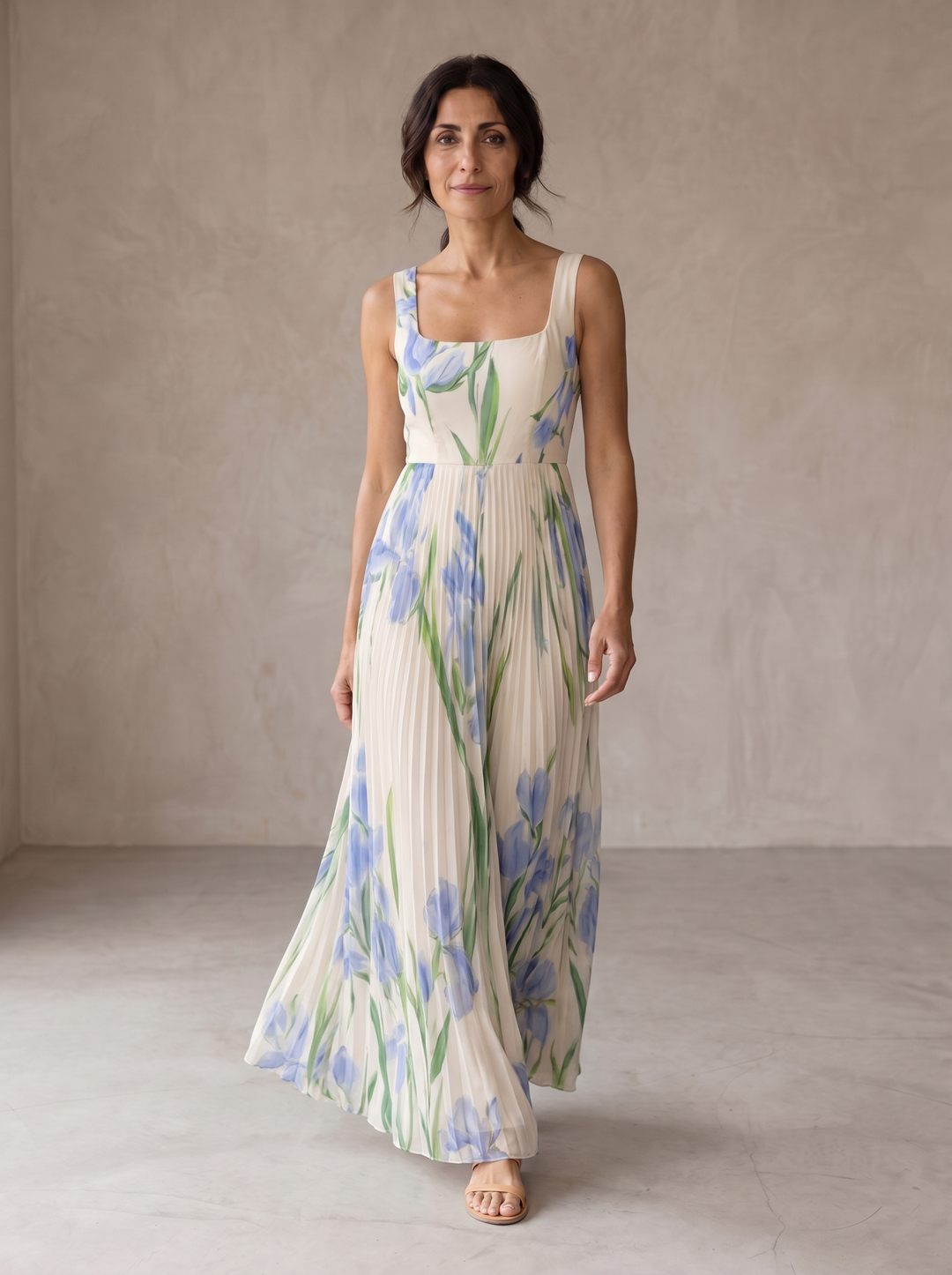 Suri - Floral A-Line Maxi Dress