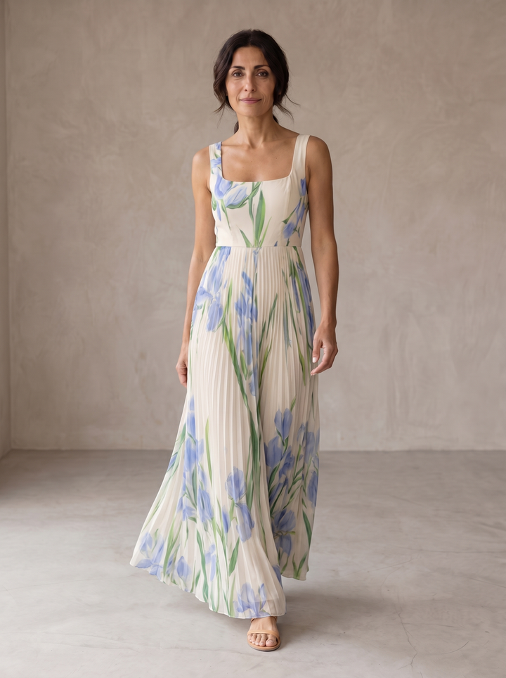 Suri - Floral A-Line Maxi Dress