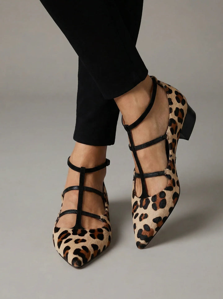 Bianca Leopard Heels