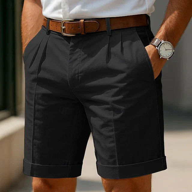 Mason - Pleated Chino Shorts