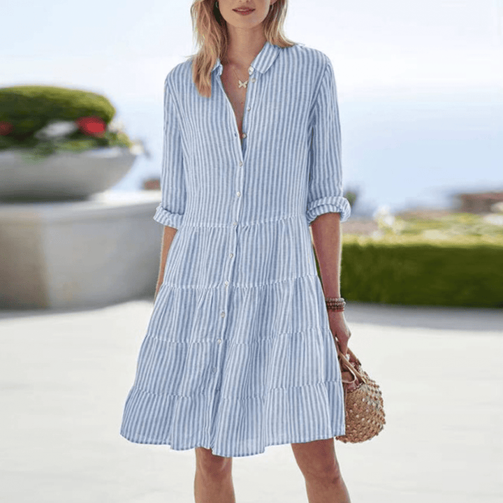 Daisy | Coastal Linear Day Dress