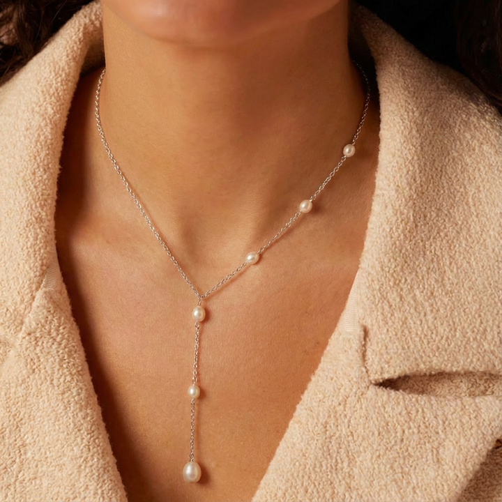 Vintage Earrings Pearl Necklace