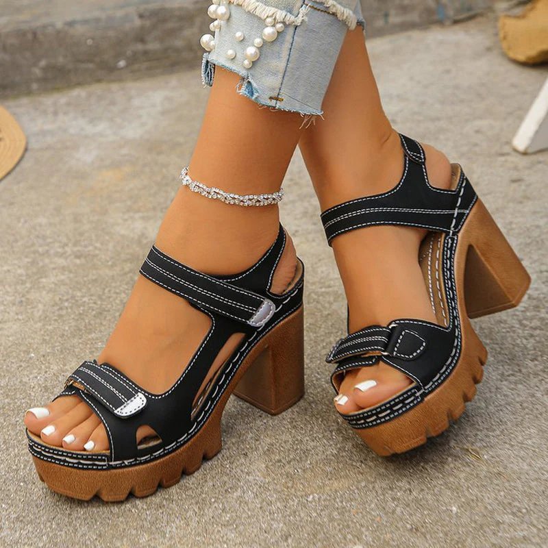 Cortina™ – Orthopedic Platform Sandals with Wide Toe Box