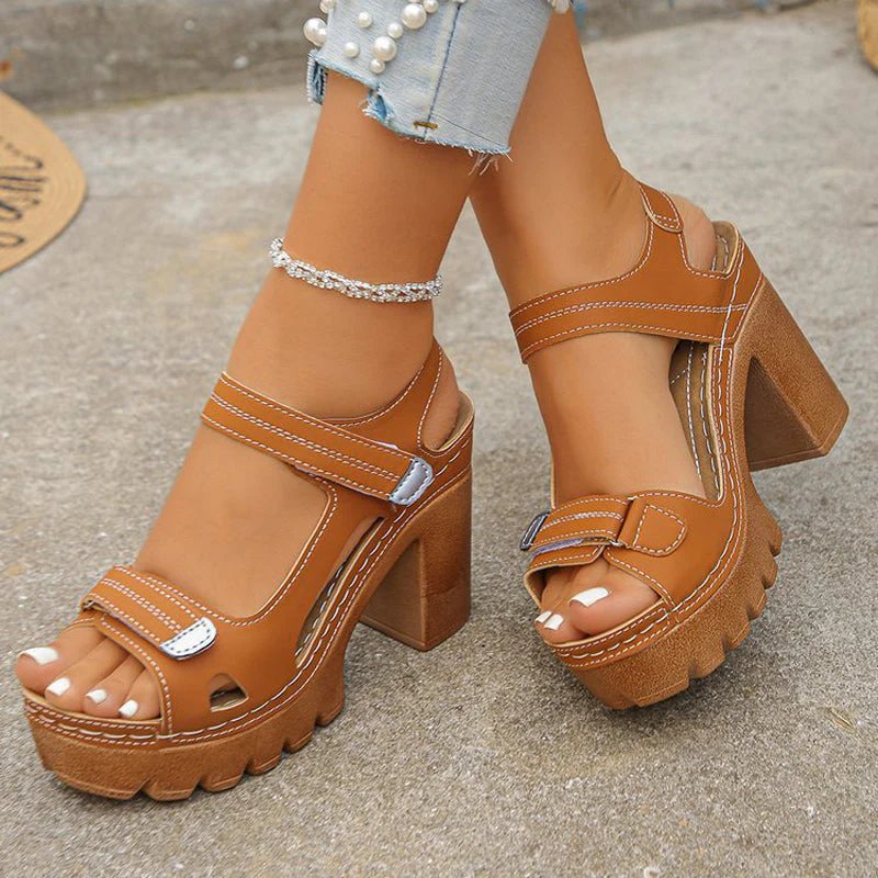 Cortina™ – Orthopedic Platform Sandals with Wide Toe Box