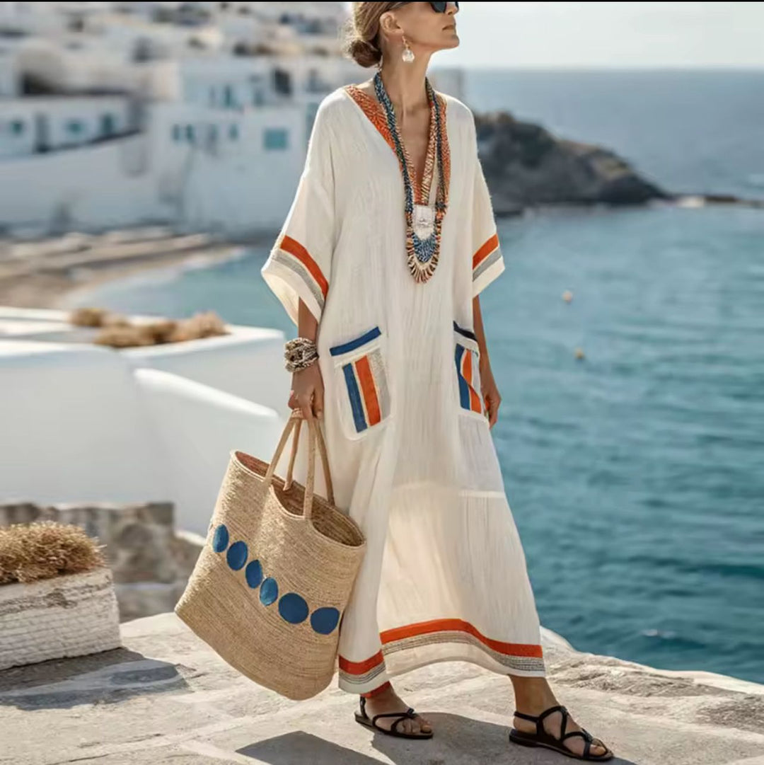 Virelle™ – Elegant Long Strand Dress