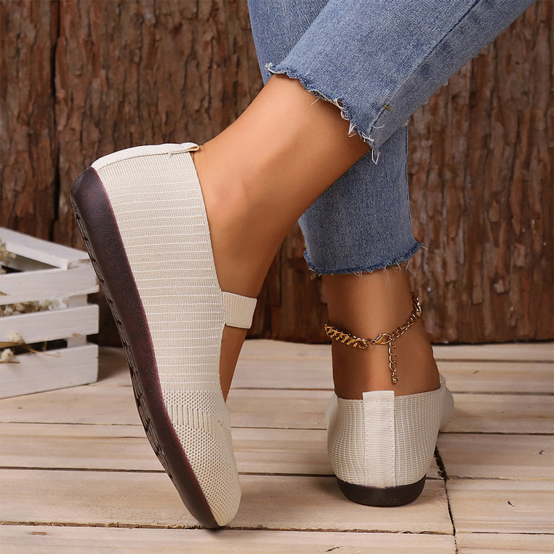Gianola - Breathable Knit Ballet Flats