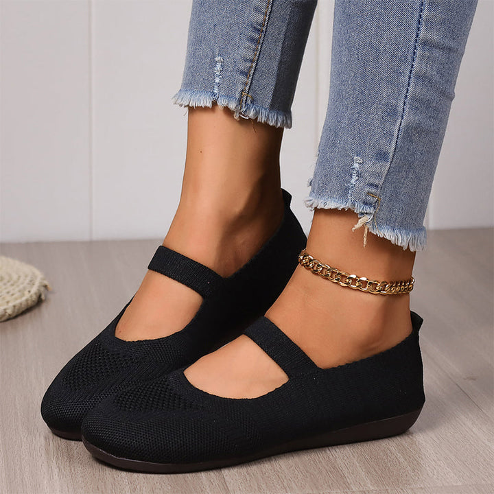 Gianola - Breathable Knit Ballet Flats