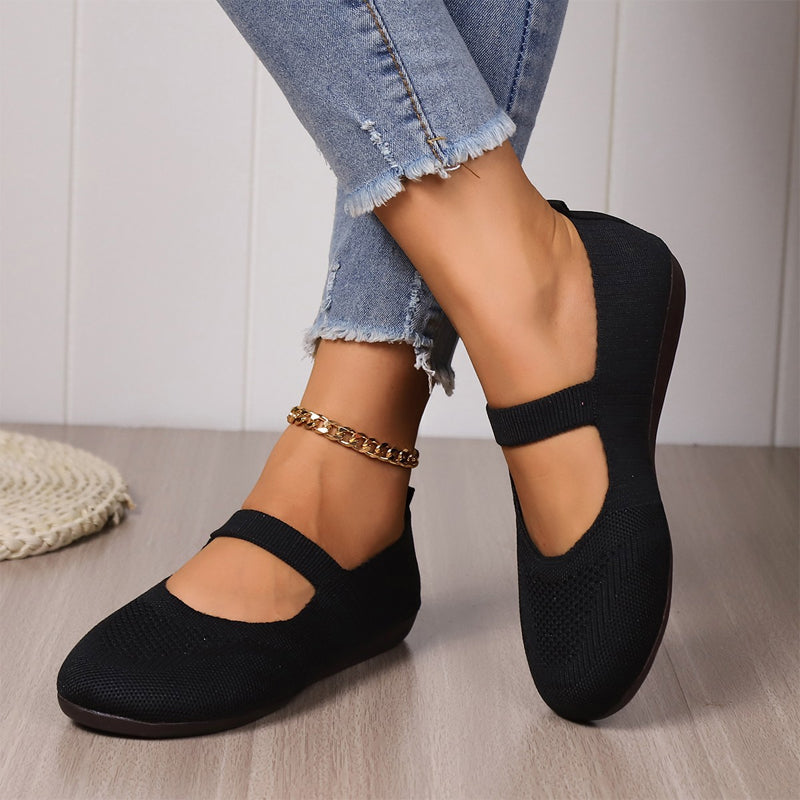 Gianola - Breathable Knit Ballet Flats