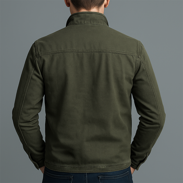 Tristan Vintage Cotton Zip Jacket