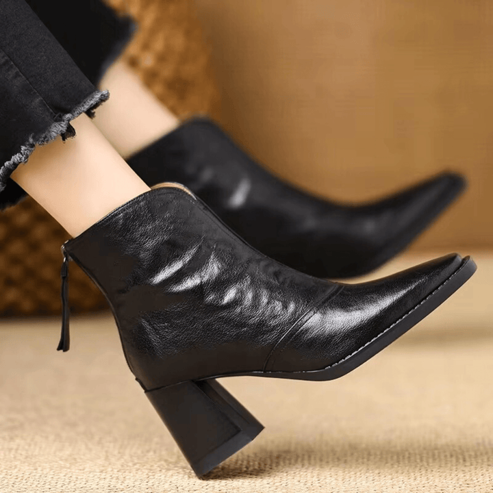 Veralie | Luxurious Ankle Boots with Mid-Height