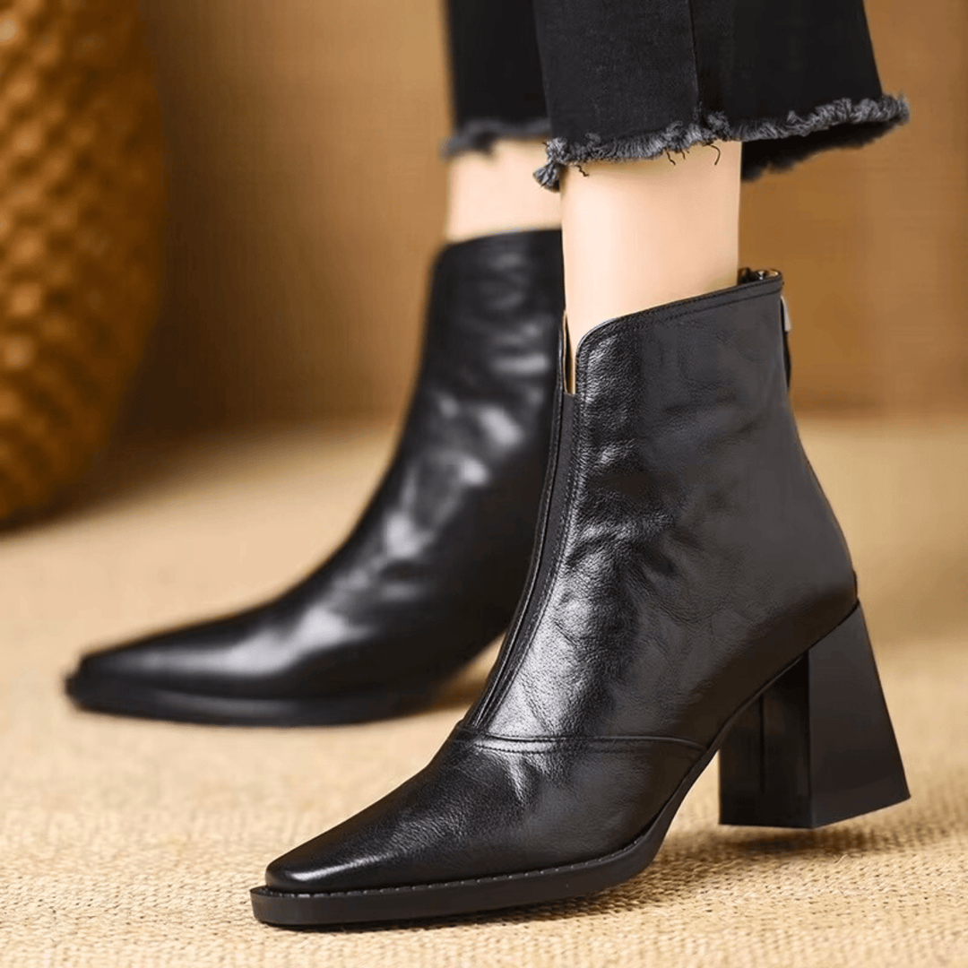 Veralie | Luxurious Ankle Boots with Mid-Height