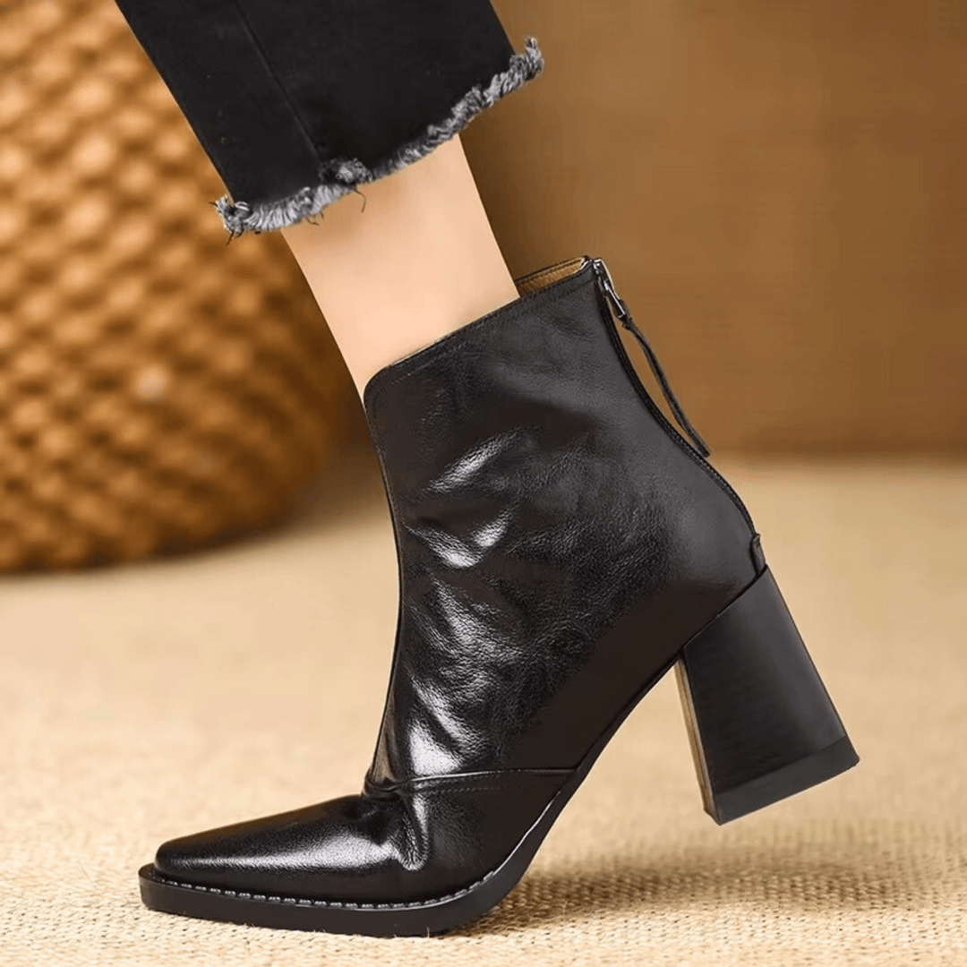 Veralie | Luxurious Ankle Boots with Mid-Height