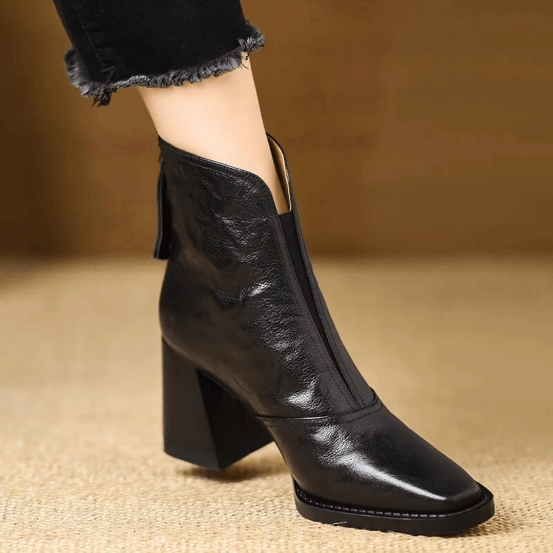 Veralie | Luxurious Ankle Boots with Mid-Height