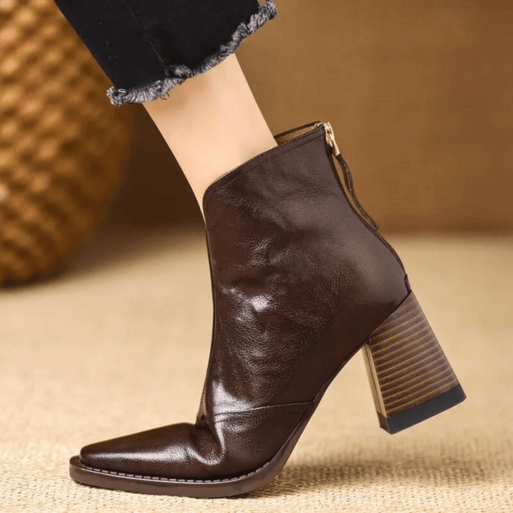 Veralie | Luxurious Ankle Boots with Mid-Height