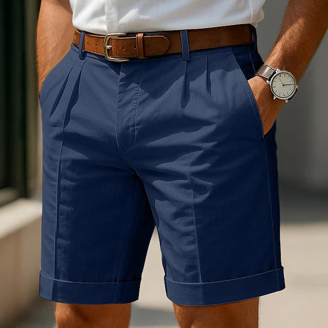 Mason - Pleated Chino Shorts